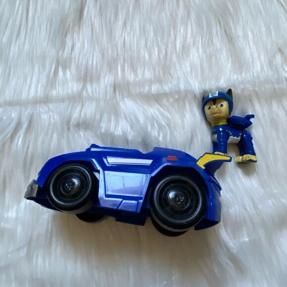 Paw Patrol Chase Police Cruiser Police Car Patroller Blue Vehicle and Figure - Picture 3 of 4